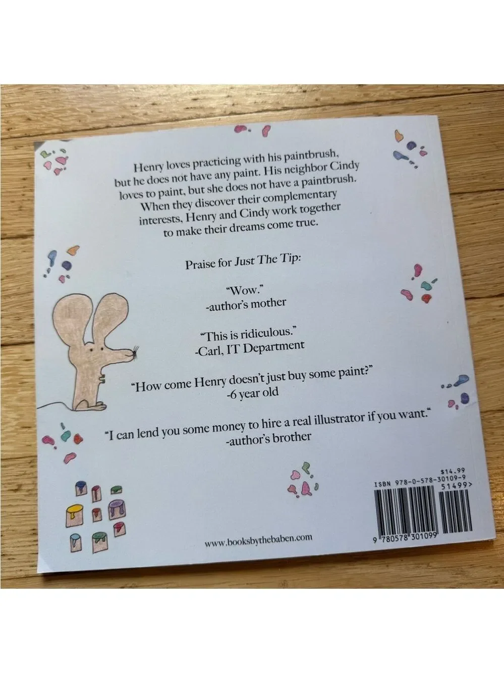JUST THE TIP funny kids/adults Book - Picture 3 of 3